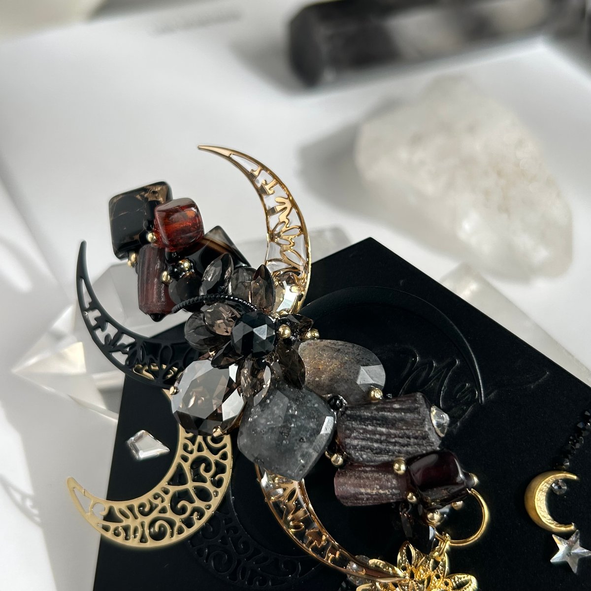 アクセサリー OMI OMB Hair Clip 【Brown Gold】Stand set | EVER MY