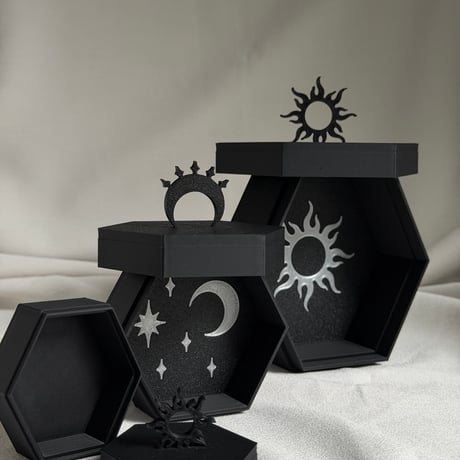 Original 日月星 Box 【Black L】