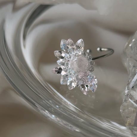 Re′neige~ Morganite ~ Earring＆Ring＆Necklace SET