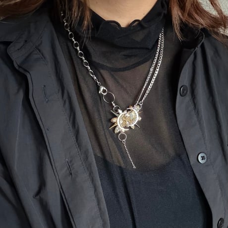 【10/15まで限定販売】 Limited Color Éliane 『Mix Silk』 Necklace