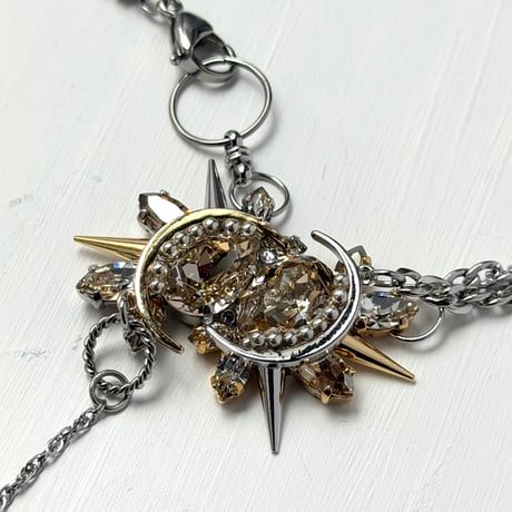 【10/15まで限定販売】 Limited Color Éliane 『Mix Silk』 Necklace