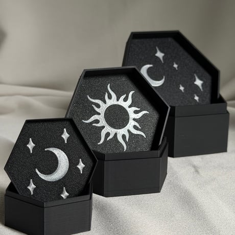 Original 日月星 Box 【Black L】