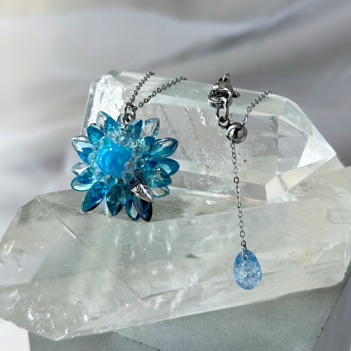 ❝HIMAWARI❞ Necklace≪~碧(ao)~≫ | EVER MY