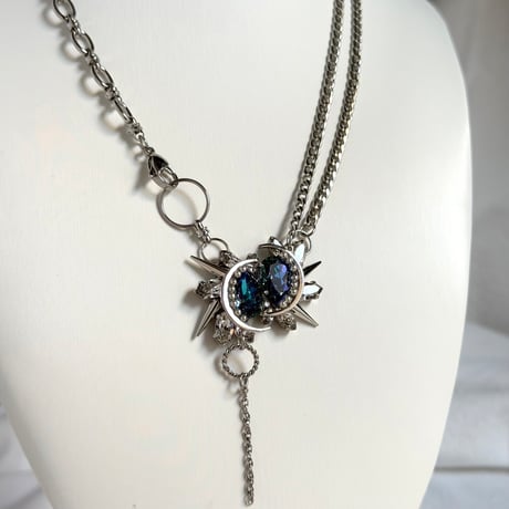 Éliane Necklace『PurpleBlue』