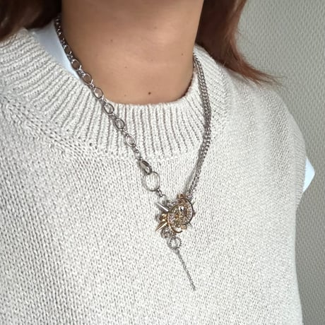 【10/15まで限定販売】 Limited Color Éliane 『Mix Silk』 Necklace