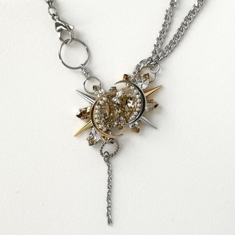 【10/15まで限定販売】 Limited Color Éliane 『Mix Silk』 Necklace