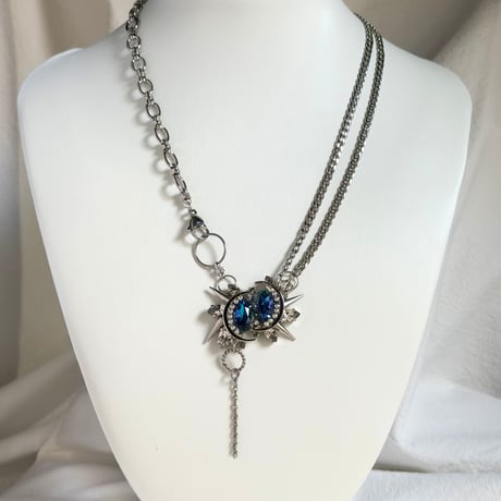 Éliane Necklace『PurpleBlue』