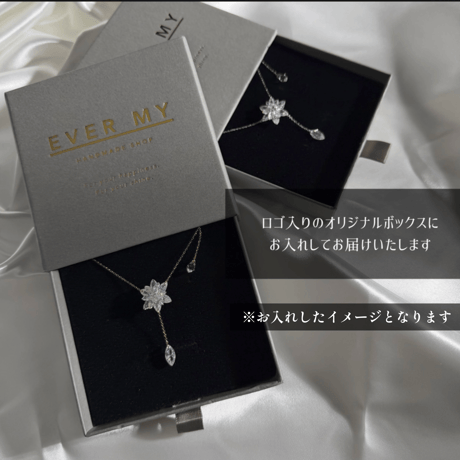 「Smoky Quartz」Lumi neige(ルミネージュ) Rosary Necklace