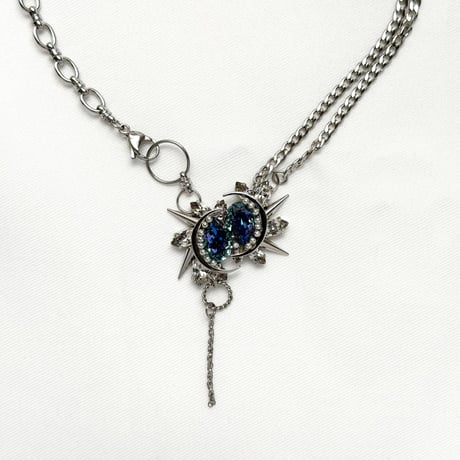 Éliane Necklace『PurpleBlue』