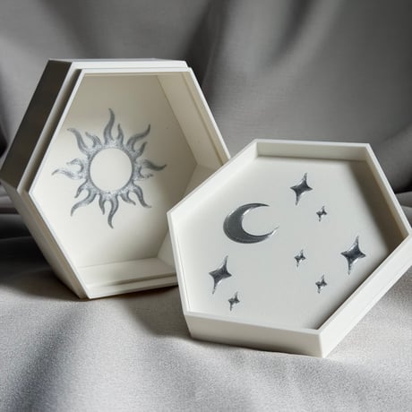 Original 日月星 Box 【White L】