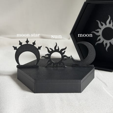 Original 日月星 Box 【Black L】