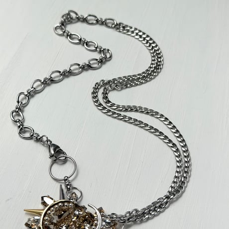 【10/15まで限定販売】 Limited Color Éliane 『Mix Silk』 Necklace