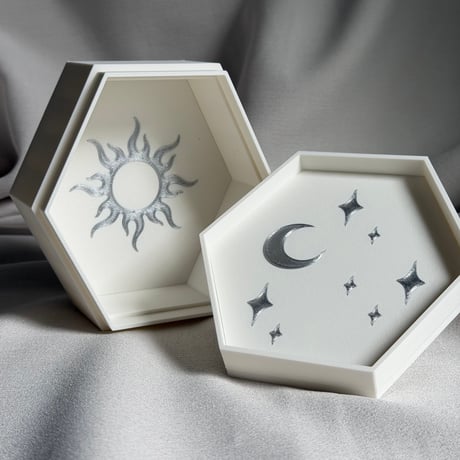 Original 日月星 Box 【White L】