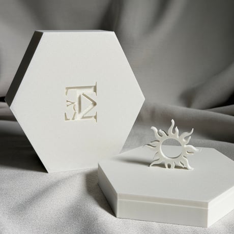 Original 日月星 Box 【White L】
