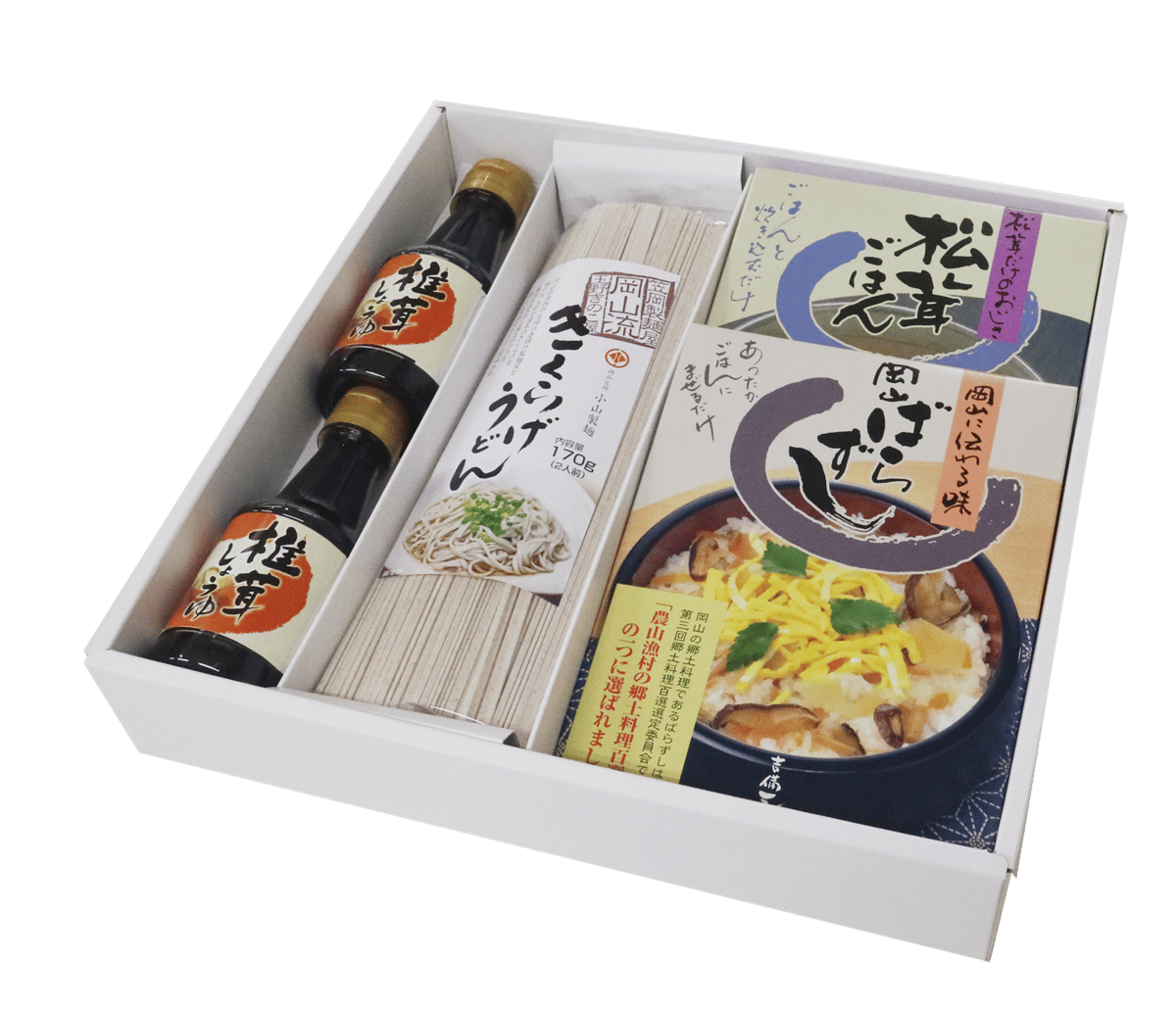 吉備三宝 うどんせっと H-326 | きのこ家｜公式オンラインショップ