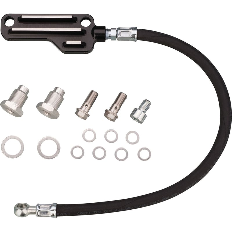 sr400 ツインオイルライン SR400専用ツインオイルラインキット「KEDO/ヴィンテージ」・フィン付き