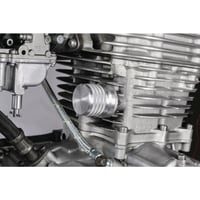 SR400 SR500 アルミタイミングチェーンテンショナーキャップ(ローレット加工)