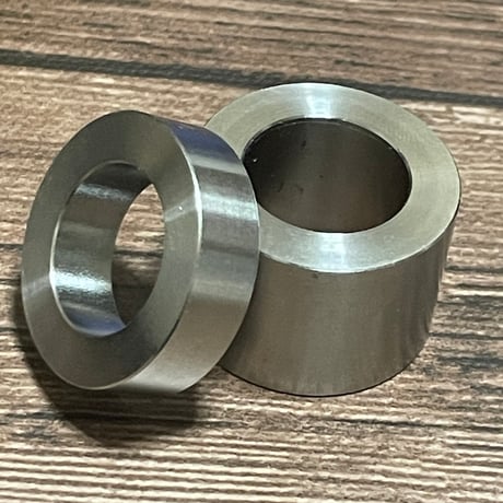 【0.1㎜単位で注文可能】アクスルシャフトスペーサー内径17㎜用/外径28㎜/長さ5㎜～5.9㎜（ステンレス/SUS304）