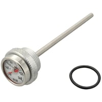 SR400 油温計JMP 温度計 20-140°C ドイツ黒文字盤ブラックRR RR】オイルディップスティック 油温計 RR34（ブラックパネル）｜SR400