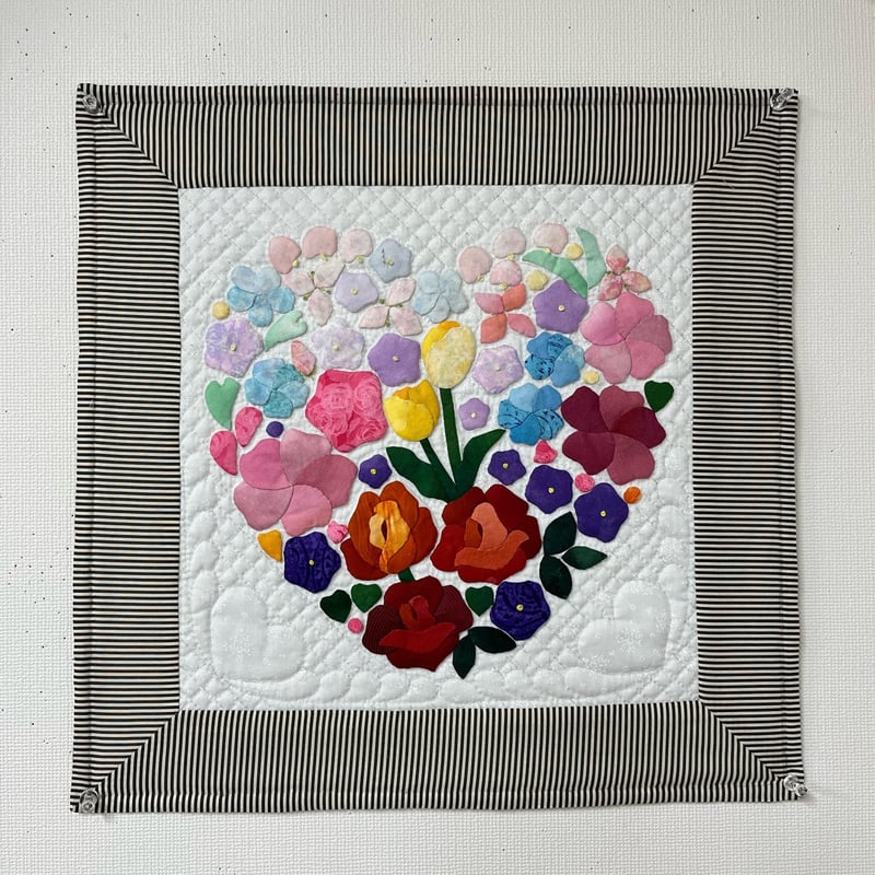 お花deハート | パッチワークのお店 ダックリン