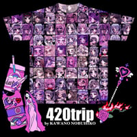 ♡full graphic T-shirt Black