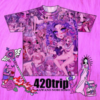 ♡full graphic T-shirt pink