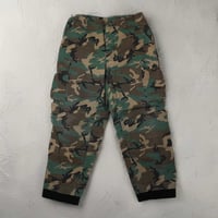 70’s カモフラージュカーゴ リブリメイクパンツ｜70’s Camouflage Cargo Pants Ribbed Remake