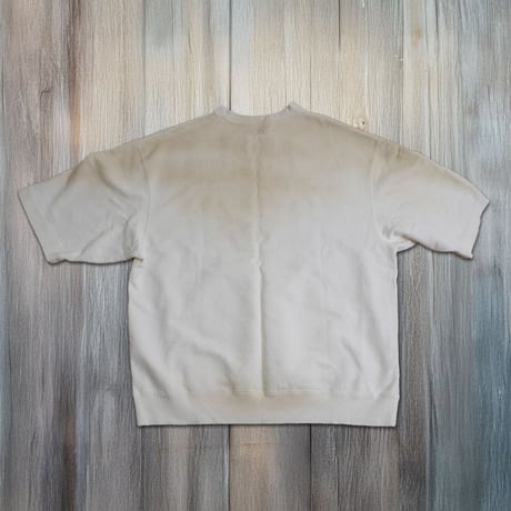 ヴィンテージ加工 半袖スウェットTシャツ ミルクエクリュ【T.K GARMENT SUPPLY】