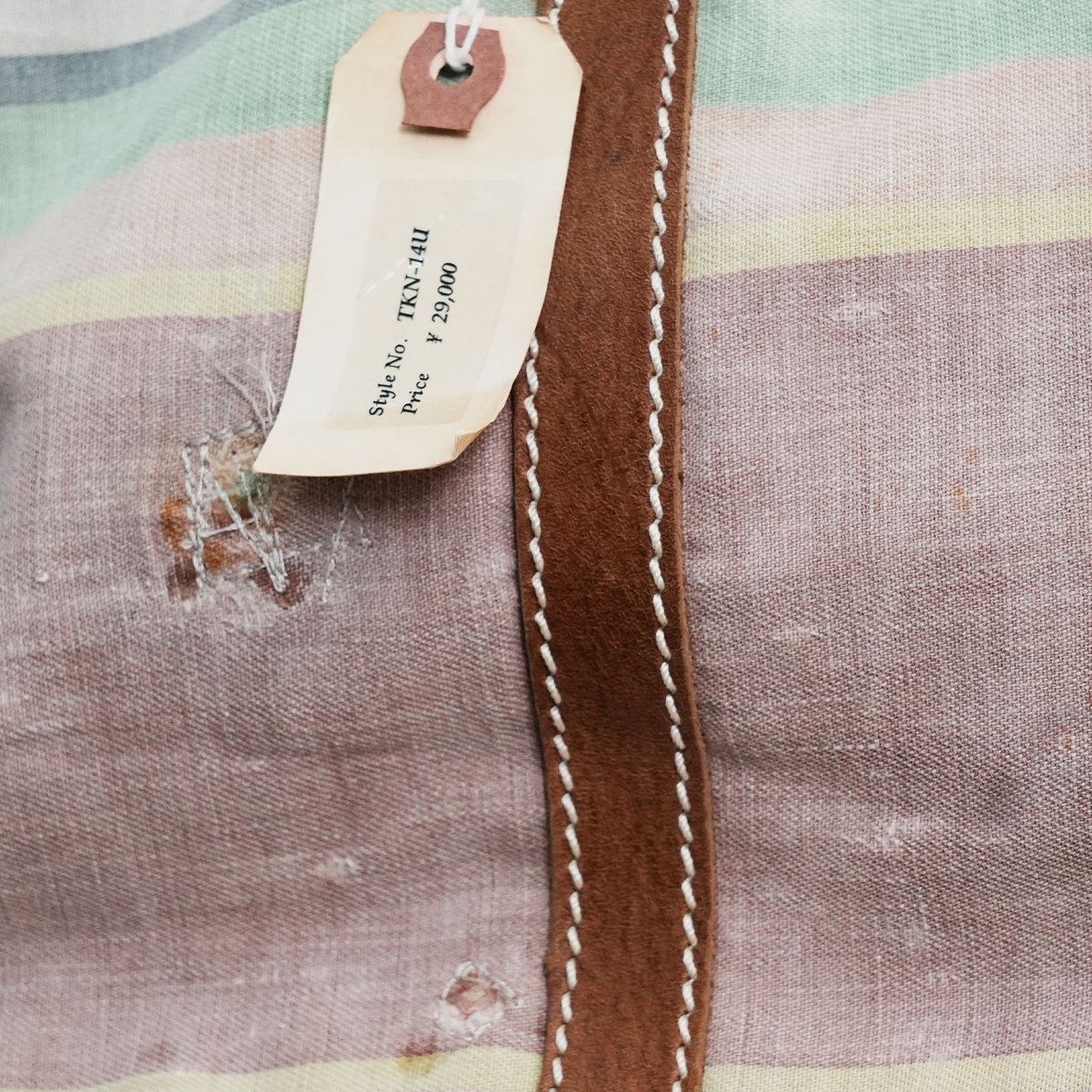 ビーチテント生地使用トートバッグ1970年代 made in usa【T.K GARME