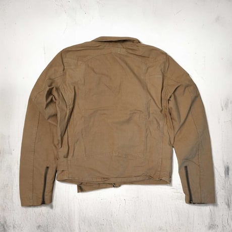 50’s フランス軍テント生地 リメイクライダースジャケット 1950s French Military Tent Fabric Remake Riders Jacket