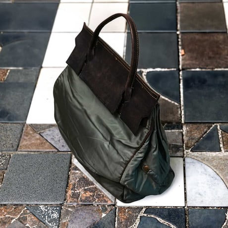 ヴィンテージUSミリタリー・パイロットスーツ生地使用 リメイクバッグ|US Military Flight Suit Remake Brief Bag