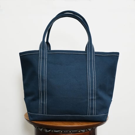 極厚4号帆布 ハンドメイド トートバッグ ネイビー｜100年愛せるタフな極厚4号キャンバス