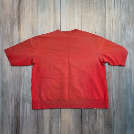 ヴィンテージ加工 半袖スウェットTシャツ アッシュレッド【T.K GARMENT SUPPLY】