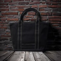 極厚4号帆布 ハンドメイド トートバッグ ディープブラック｜100年愛せるタフな極厚4号キャンバス