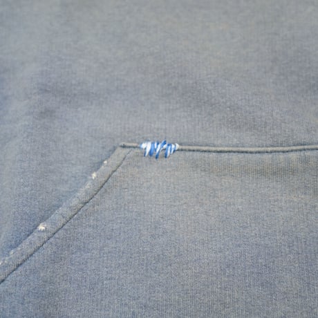 ヴィンテージ加工 半袖スウェットTシャツ スモークブルー【T.K GARMENT SUPPLY】