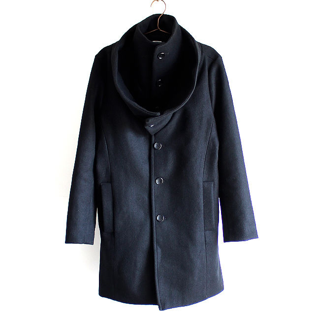 albino】 オフタートル×ハイネックレイヤードコート | albino