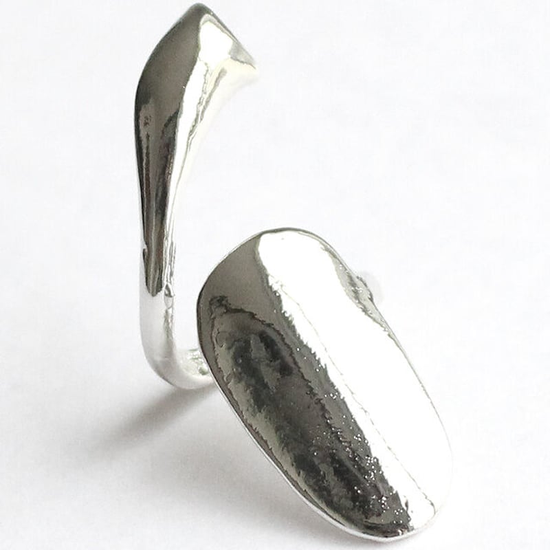 albino select】 ネイルアート風フリーチップリング | albino