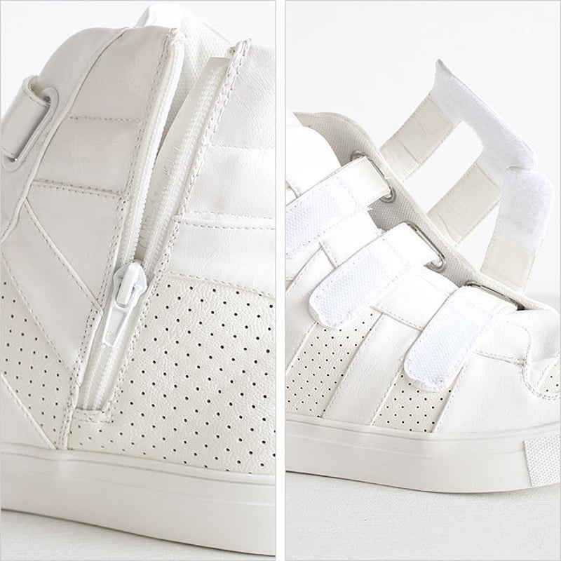 albino select】 ベルクロ型ハイカットスニーカー | albino