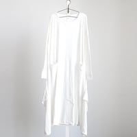 【albino】 ひれ裾デザインローマンマキシワンピース