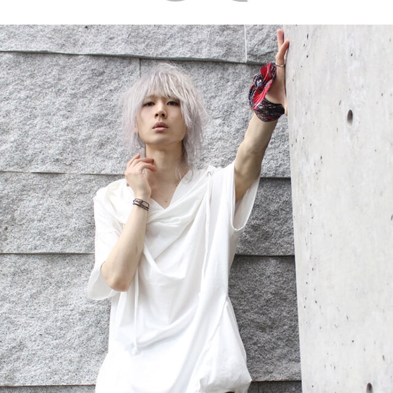 albino】 ドレープポケット付きビッグフードパーカー | albino