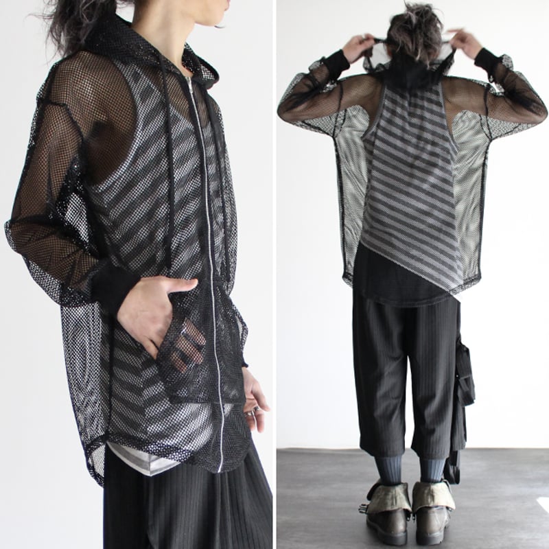 メッシュレイヤードパーカー カワサキパーツ/ウエア＆グッズオンラインショップカワサキ×56design