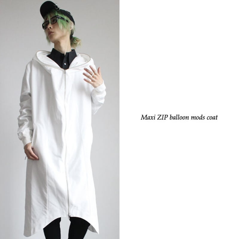 albino】 マキシZIPバルーンモッズコート | albino