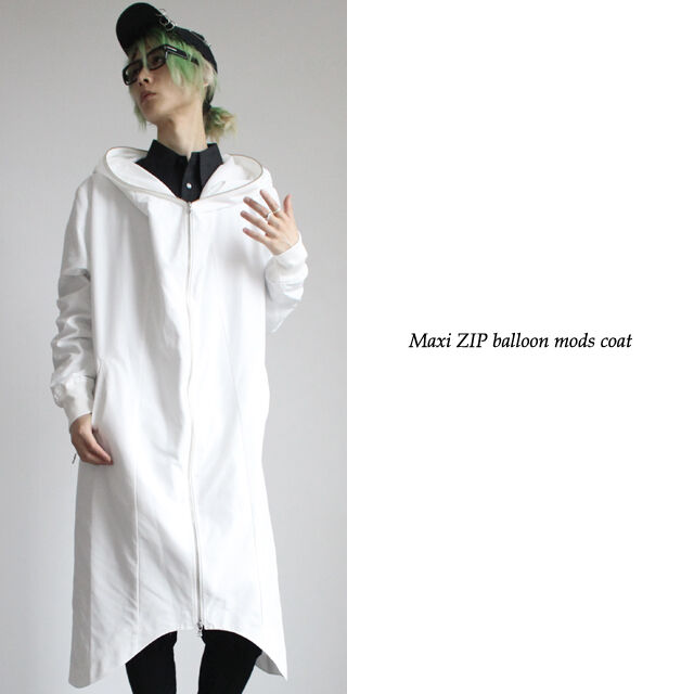 albino】 マキシZIPバルーンモッズコート | albino