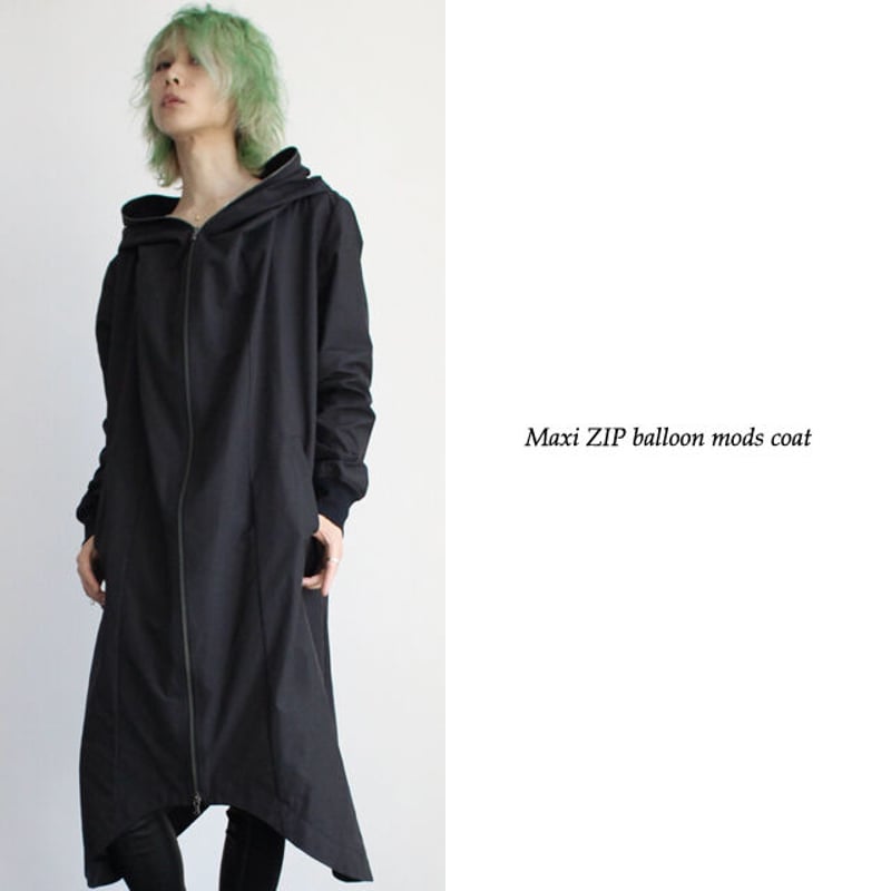 albino】 マキシZIPバルーンモッズコート | albino
