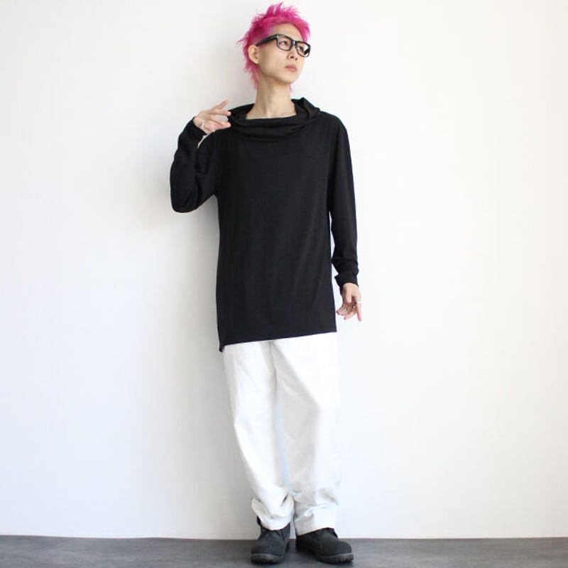 albino】 カウルネックロング丈カットソー | albino