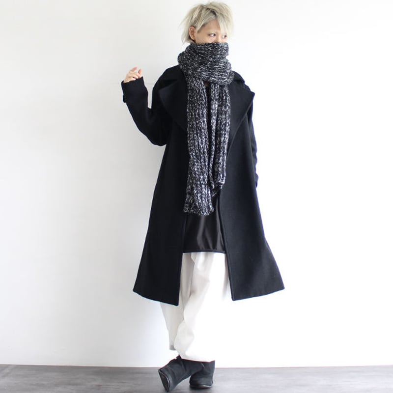 albino select】 メランジニットロングマフラー | albino