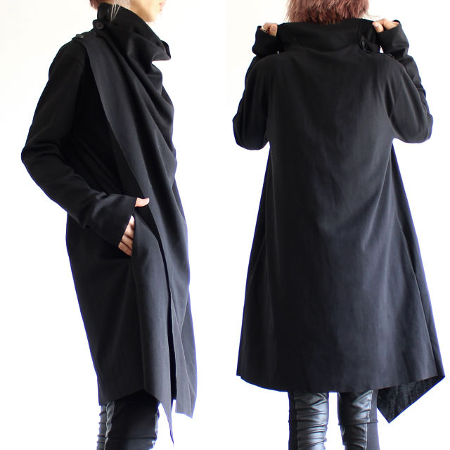 Moonage Devilment カーディガン ドレープ Moonage Devilment - ドレープカーディガン MaD 黒 サイズ44の