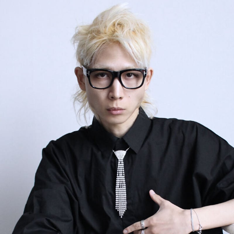 albino select】 ナロータイ風ラインストーンネックレス | albino