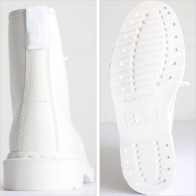 Dr.Martens】 8ホールスムースレザーブーツ | albino
