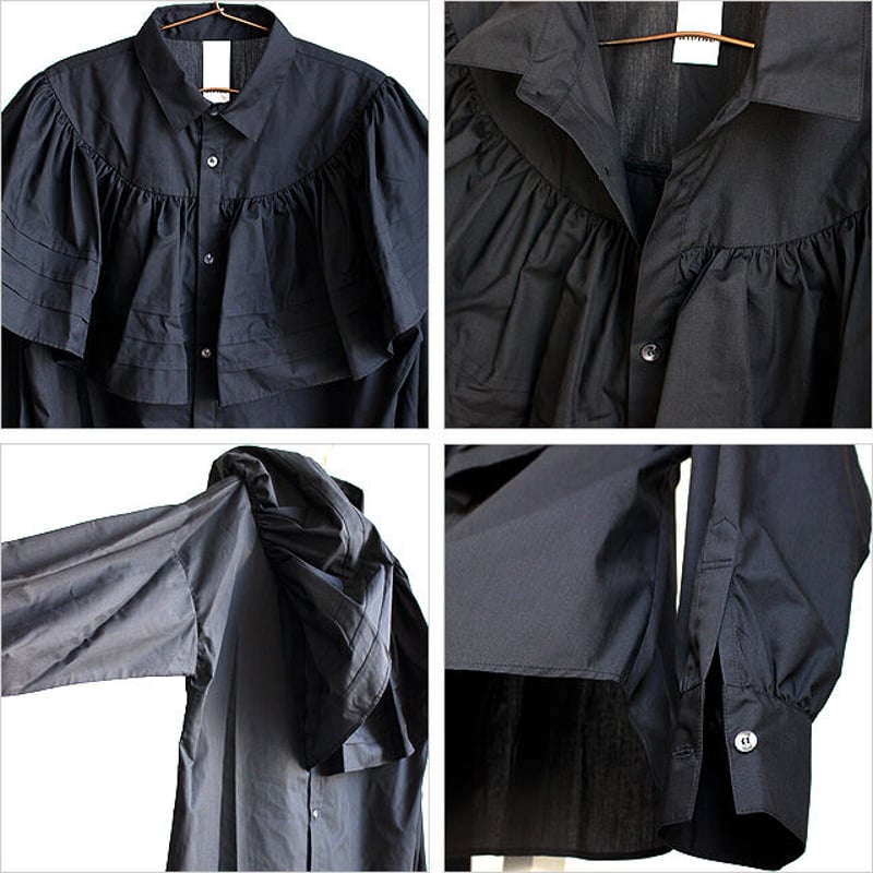 loin.（ロワン）フリルドレスシャツ 36 loin.（ロワン）フリルドレスシャツ 36 loin ロワン ワンピース